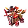 PLAYMOBIL 71486 Carro de Carreras de Kahboom, Figurita de Caballero Bufón de Novelmore con Dinamita y Antorchas, Juguete de Construcción para Niños a Partir de 4 Años