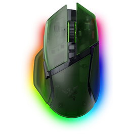 Razer Basilisk V3 Pro 35K Ratón Óptico Inalámbrico y USB Type-A, 35000 DPI, Phantom Green Ed.