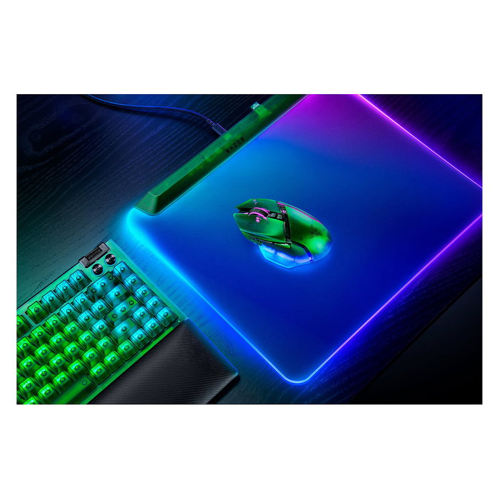 Razer Basilisk V3 Pro 35K Ratón Óptico Inalámbrico y USB Type-A, 35000 DPI, Phantom Green Ed.