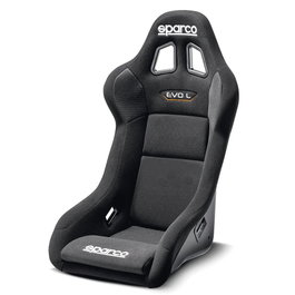 Sparco Asiento Gaming EVO II QRT S008013GNR - Silla Sim Racing Deportiva, Postura Envolvente, Sin Homologación FIA, para Cockpits y Simuladores