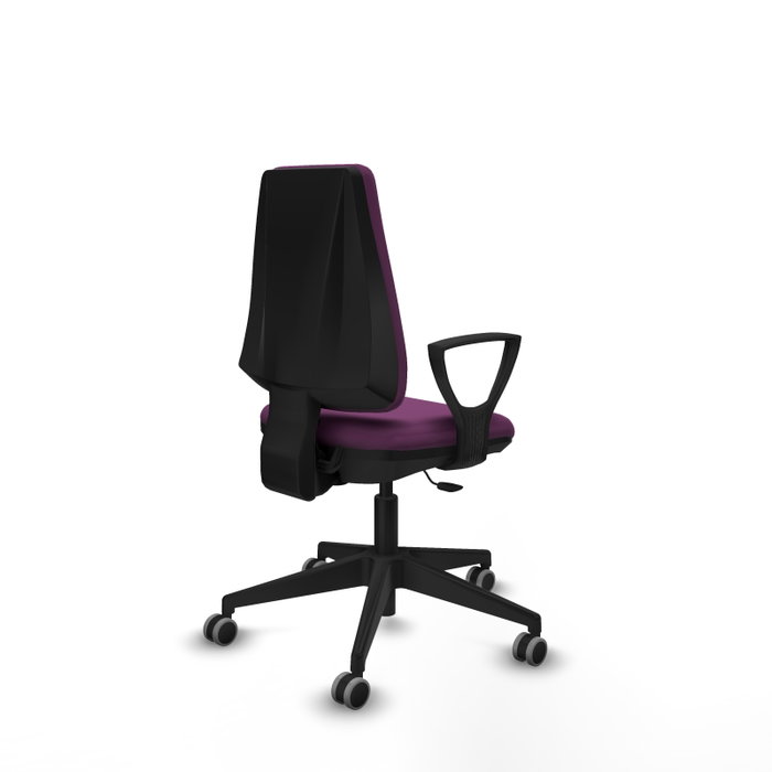PIQUERAS Y CRESPO Silla de oficina Elche Morada