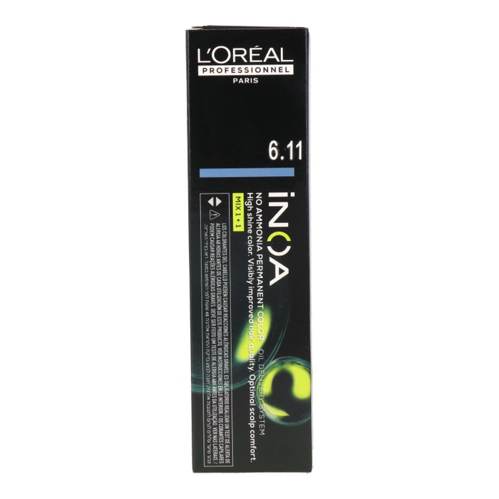 L'Oréal Professionnel Paris INOA 6.11 Rubio Oscuro Ceniza Profundo