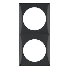 BERKER Rahmen 2fach Integro Flow negro brillante