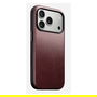 Nomad Modern Leather Case iPhone 17 Pro Burgundy Horween - Funda de Cuero