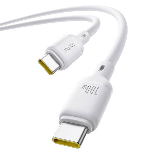 Baseus Silk Series Fast Charging Cable Type-C to Type-C 100W 1M Moon White