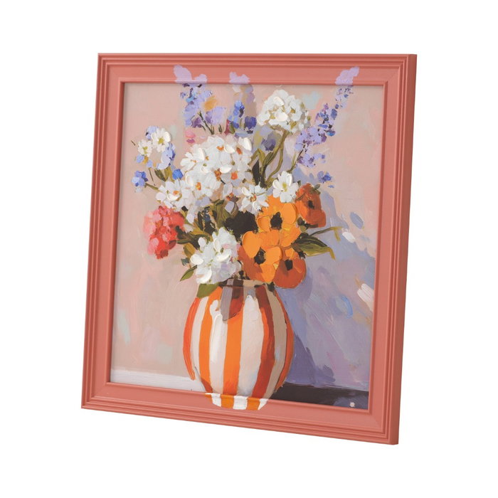 DKD Home Decor Cuadros Lienzo MDF 47x47 Florero Surtido de 2