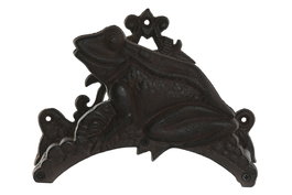 DKD Home Decor Sujetamangueras Marron Negro Hierro Colado 14 x 17 x 24.5 cm (2 Unidades)