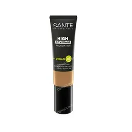 Sante Maquillaje Fluido de Alta Cobertura 05 Warm Beige 25 ml - Vegano - Con Aceites Naturales - Para Cutis Radiante