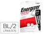 Energizer Pilas de Botón Alcalinas LR44 1,5V Blíster de 2 unidades