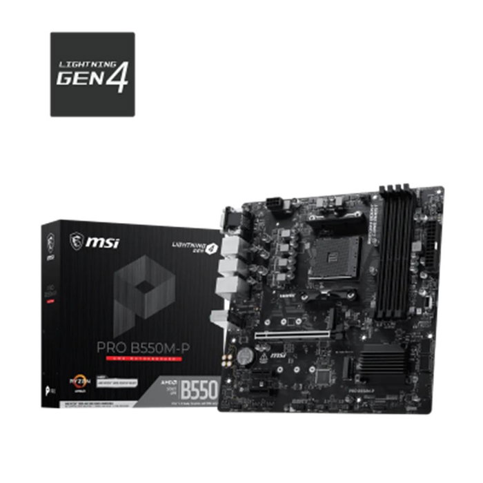 MSI PRO B550M-P Micro ATX AMD B550