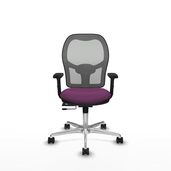 PIQUERAS Y CRESPO Silla de oficina Jorquera Sincro/Traslack Morado y Gris