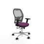 PIQUERAS Y CRESPO Silla de oficina Jorquera Sincro/Traslack Morado y Gris