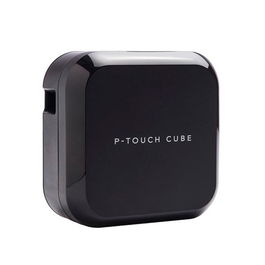 Brother PT-P710BT Cube Rotuladora con Conexión Bluetooth y USB, Negra