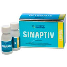 NUTILAB Limon 8Viales Sinaptiv Complemento alimenticio con DHA para funciones cerebrales, visión y corazón