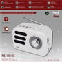SAMI Radio sami multimedia 3 bandas vintage blanco bt/