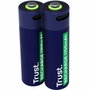 Trust Pilas Recargables AA 1700 mAh USB-C Pack de 2