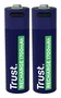 Trust Pack de 2 Pilas Recargables AA 1700 mAh USB-C 25584