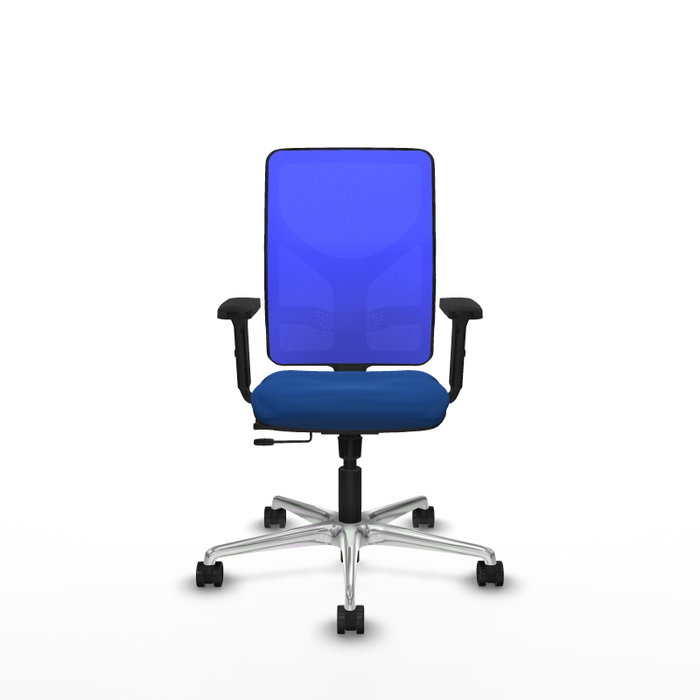 PIQUERAS Y CRESPO Silla de oficina Motilla Azul con mecanismo Sincro/Traslack PIQUERAS Y CRESPO Silla de oficina Motilla Azul con mecanismo Sincro/Traslack