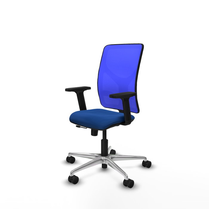 PIQUERAS Y CRESPO Silla de oficina Motilla Azul con mecanismo Sincro/Traslack PIQUERAS Y CRESPO Silla de oficina Motilla Azul con mecanismo Sincro/Traslack