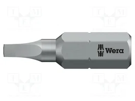 WERA Punta de destornillador cuadrada RB4 1/4 pulg 25 mm