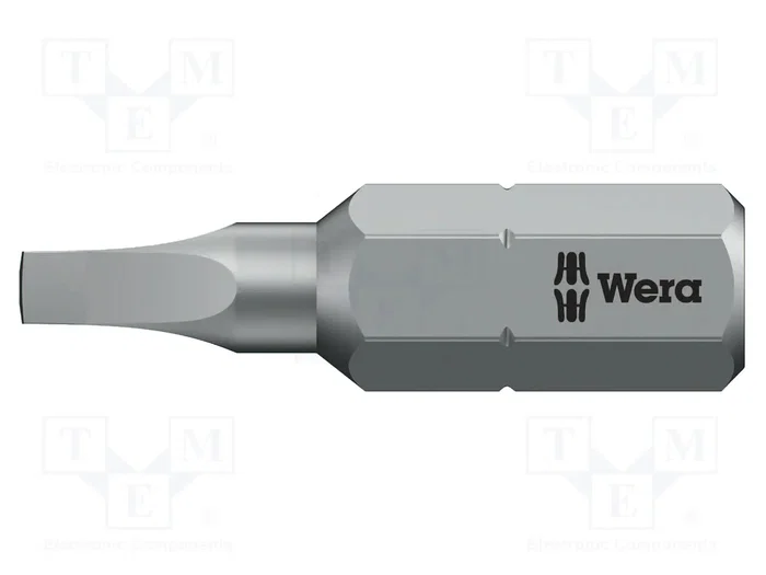 WERA Punta de destornillador cuadrada RB4 1/4 pulg 25 mm WERA Punta de destornillador cuadrada RB4 1/4 pulg 25 mm