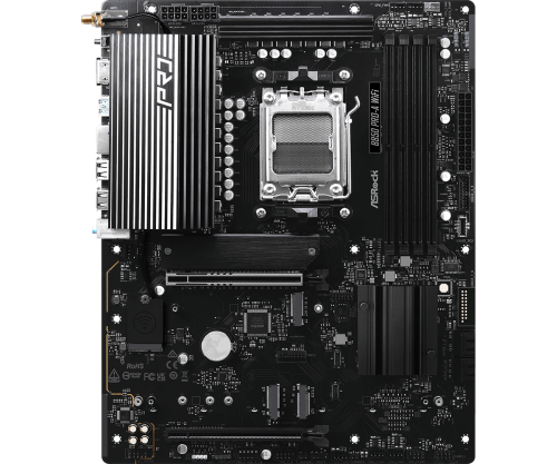 ASRock B850 Pro-A WiFi Placa Base AMD B850 Zócalo AM5 ATX para AMD Ryzen 7000/8000/9000 Series DDR5 ASRock B850 Pro-A WiFi Placa Base AMD B850 Zócalo AM5 ATX para AMD Ryzen 7000/8000/9000 Series DDR5