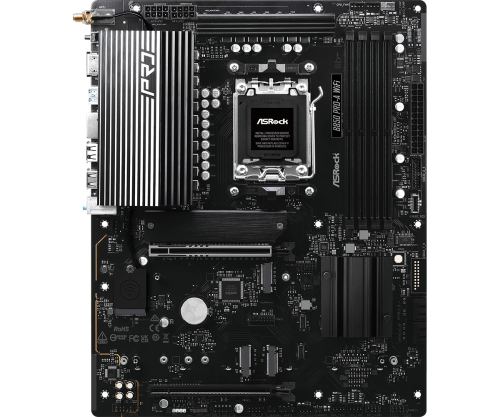 ASRock B850 Pro-A WiFi Placa Base AMD B850 Zócalo AM5 ATX para AMD Ryzen 7000/8000/9000 Series DDR5 ASRock B850 Pro-A WiFi Placa Base AMD B850 Zócalo AM5 ATX para AMD Ryzen 7000/8000/9000 Series DDR5
