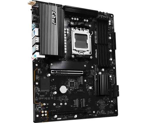 ASRock B850 Pro-A WiFi Placa Base AMD B850 Zócalo AM5 ATX para AMD Ryzen 7000/8000/9000 Series DDR5 ASRock B850 Pro-A WiFi Placa Base AMD B850 Zócalo AM5 ATX para AMD Ryzen 7000/8000/9000 Series DDR5