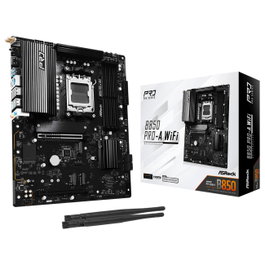 ASRock B850 Pro-A WiFi, Placa Base ATX, Socket AM5, AMD B850, Wi-Fi 6E, Bluetooth 5.2, 4x M.2, DDR5, 256 GB Max, 2.5G LAN, HDMI 2.1, USB-C