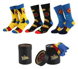 Cerdá Pack de 3 pares de calcetines X-Men Talla 38-45