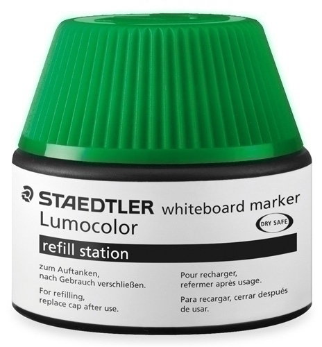 STAEDTLER Tinta Verde 20 ml para Marcadores Lumocolor Whiteboard 351 y 351 B STAEDTLER Tinta Verde 20 ml para Marcadores Lumocolor Whiteboard 351 y 351 B