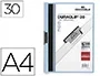 Durable Carpeta Duraclip Dossier Pinza Lateral Azul Capacidad 30 Hojas Din A4