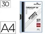 Durable Carpeta Duraclip Dossier Pinza Lateral Azul Capacidad 30 Hojas Din A4