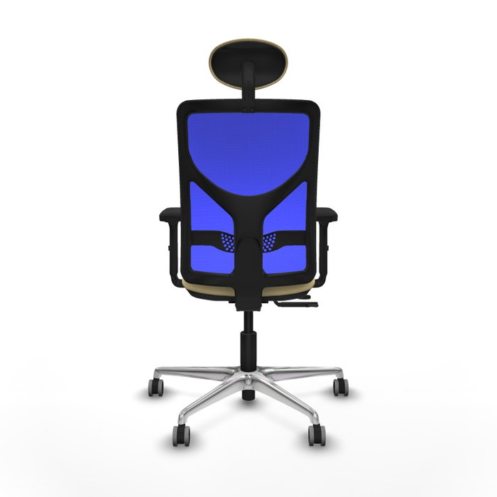 PIQUERAS Y CRESPO Silla de oficina Motilla con mecanismo Sincro/Traslack, Crema y Azul PIQUERAS Y CRESPO Silla de oficina Motilla con mecanismo Sincro/Traslack, Crema y Azul