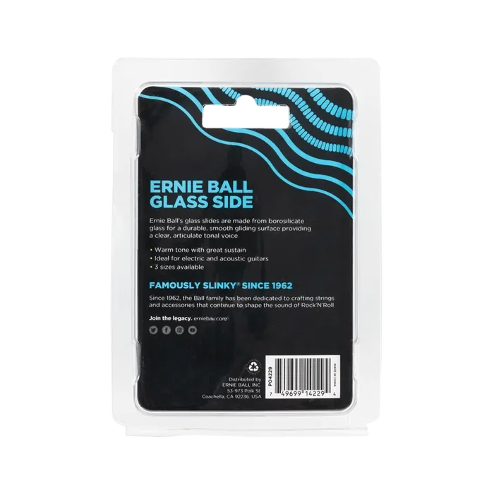 Ernieball Slide De Cristal Grande 4x12.7x14.6 cm