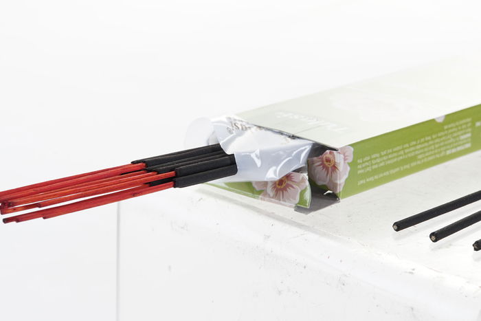 DKD Home Decor Incienso Varilla Manzana Verde 2 x 25.5 x 5 cm Set de 15