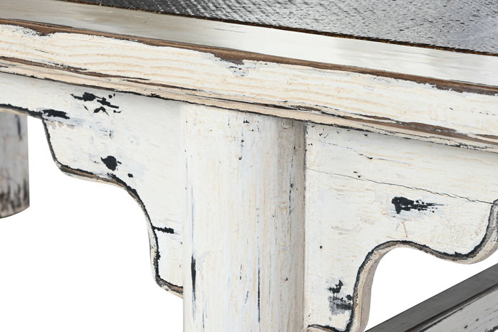 DKD Home Decor Mesa de Centro Olmo Macizo y Ratán Decapé DKD Home Decor Mesa de Centro Olmo Macizo y Ratán Decapé