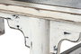 DKD Home Decor Mesa de Centro Olmo Macizo y Ratán Decapé