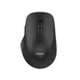 Nilox Ratón Óptico Inalámbrico Bluetooth/USB Dual para Oficina, 1600 DPI, 6 Botones Programables, Negro, Compacto y Ergonómico