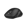 Nilox Ratón Óptico Inalámbrico Bluetooth/USB Dual para Oficina, 1600 DPI, 6 Botones Programables, Negro, Compacto y Ergonómico