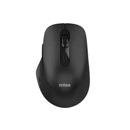 Nilox Ratón Dual Wireless 1600 DPI Negro Óptico Bluetooth + USB Type-A Oficina