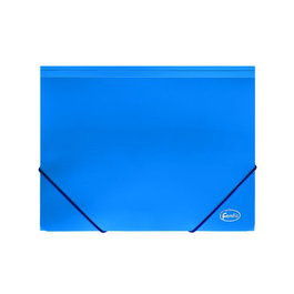 Carpeta De Gomas Y Solapas Forofis Pp A4 Azul