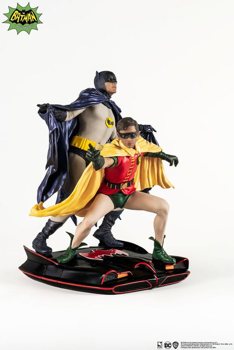 Pure Arts Estatua DC Comics Batman & Robin 1966 Diorama 1/8