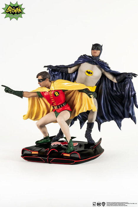 Pure Arts Estatua DC Comics Batman & Robin 1966 Diorama 1/8