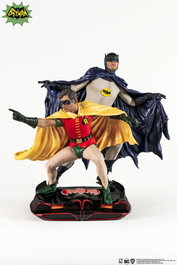 Pure Arts Estatua DC Comics Batman & Robin 1966 Diorama 1/8