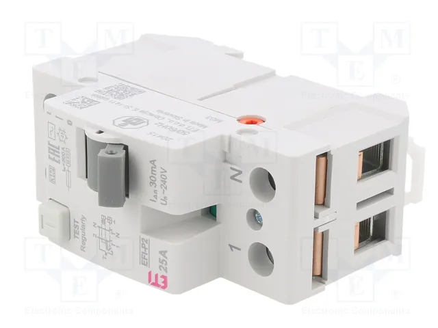 ETI POLAM EFI-P2 AC 25/0.03 Interruptor Diferencial 25A 30mA 2 Polos