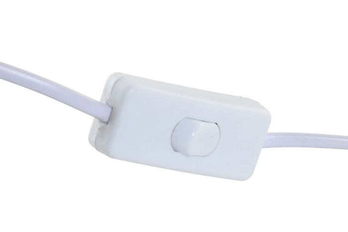 DKD Home Decor Lámpara de Sobremesa Metal y Cuerda Seta Blanco y Marrón Claro DKD Home Decor Lámpara de Sobremesa Metal y Cuerda Seta Blanco y Marrón Claro