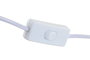 DKD Home Decor Lámpara de Sobremesa Metal y Cuerda Seta Blanco y Marrón Claro