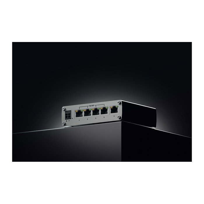 Teltonika TSW101 Switch Industrial 5 Puertos Gigabit (4x PoE+)