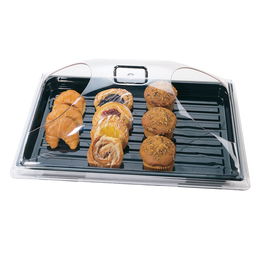 CAMBRO DD1220BECW-135 - Cubierta abovedada con 2 aberturas en lado corto - 50,8 x 30,5 x 16,8 cm - Transparente
